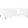 Konferenční stolek 90 x 60 x 35 cm kompozitní dřevo [827052] (Barva Bílá)