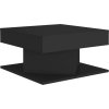 Konferenční stolek 57 x 57 x 30 cm dřevotříska [808369] (Barva Černá)