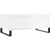 Konferenční stolek 90x50x36,5 cm kompozitní dřevo [830814] (Barva Bílá s vysokým leskem)