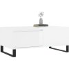 Konferenční stolek 90x50x36,5 cm kompozitní dřevo [830814] (Barva Bílá s vysokým leskem)
