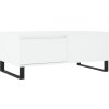 Konferenční stolek 90x50x36,5 cm kompozitní dřevo [830814] (Barva Bílá s vysokým leskem)