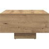 Konferenční stolek 85 x 55 x 31 cm dřevotříska [803385] (Barva Bílá a dub sonoma)