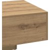 Konferenční stolek 85 x 55 x 31 cm dřevotříska [803385] (Barva Bílá a dub sonoma)