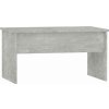 Konferenční stolek 80x50,5x41,5 cm kompozitní dřevo [809642] (Barva Betonová šedá)