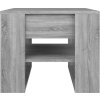 Konferenční stolek 55,5x55x45 cm kompozitní dřevo [816932] (Barva Šedá sonoma)