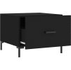 Konferenční stolek 50 x 50 x 40 cm kompozitní dřevo [829398] (Barva Černá)