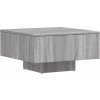 Konferenční stolek 60 x 60 x 31,5 cm dřevotříska [806889] (Barva Betonová šedá)