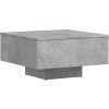 Konferenční stolek 60 x 60 x 31,5 cm dřevotříska [806889] (Barva Betonová šedá)