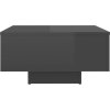 Konferenční stolek 60 x 60 x 31,5 cm dřevotříska [806889] (Barva Betonová šedá)