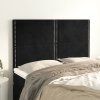 Čelo postele 144x5x118/128 cm sametové [3116240] (Barva Světle šedá)