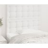Čelo postele 100x5x118/128 cm umělá kůže [3116417] (Barva Bílá)