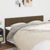 Čelo postele 2 ks 80 x 5 x 78/88 cm textil [346064] (Barva Taupe)