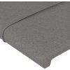 Čelo postele 2 ks 80 x 5 x 78/88 cm textil [346064] (Barva Taupe)