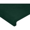 Čela postele 2 ks 72 x 5 x 78/88 cm samet [345801] (Barva Tmavě zelená)