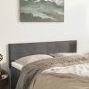 Čela postele 144x5x78/88 cm samet [345801] (Barva Tmavě zelená)