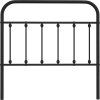 Kovové náhradní čelo postele 100 cm [352607] (Barva Černá)