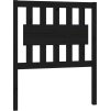 Čelo postele 80,5 x 4 x 100 cm masivní borovice [818549] (Barva Černá)