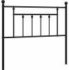 Kovové náhradní čelo postele 100 cm [353615] (Barva Bílá)