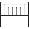 Kovové náhradní čelo postele 100 cm [353615] (Barva Bílá)
