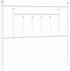 Kovové náhradní čelo postele 100 cm [353615] (Barva Bílá)