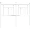 Kovové náhradní čelo postele 150 cm [353571] (Barva Černá)