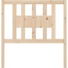 Čelo postele 96 x 4 x 100 cm masivní borovice [818652] (Barva Šedá)