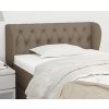 Čelo postele typu ušák 93x23x78/88 cm textil [3117466] (Barva Taupe)