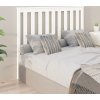 Čelo postele 141 x 6 x 101 cm masivní borovice [818516] (Barva Bílá)