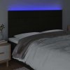 Čelo postele s LED 200x5x118/128 cm textil [3122450] (Barva Taupe)