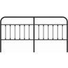 Kovové náhradní čelo postele 193 cm [352615] (Barva Černá)