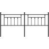 Kovové náhradní čelo postele 200 cm [353624] (Barva Bílá)