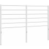 Kovové náhradní čelo postele 135 cm [352400] (Barva Bílá)