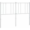 Kovové náhradní čelo postele 160 cm [352564] (Barva Bílá)