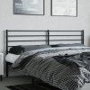 Kovové náhradní čelo postele 200 cm [352357] (Barva Černá)