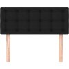 Čelo postele 90x5x78/88 cm textil [346418] (Barva Černá)