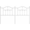 Kovové náhradní čelo postele 180 cm [353524] (Barva Bílá)