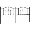 Kovové náhradní čelo postele 200 cm [353477] (Barva Černá)