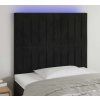 Čelo postele s LED 100x5x118/128 cm samet [3122709] (Barva Růžová)