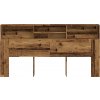 Čelo postele s úložným prostorem 200x19x103,5 cm [811892] (Barva dub sonoma)