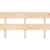 Čelo postele 154 x 3 x 81 cm masivní borovice [819076] (Barva Bílá)