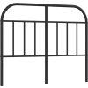 Kovové náhradní čelo postele 120 cm [353666] (Barva Černá)