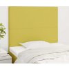Čelo postele 90x5x118/128 cm látkové [3116041] (Barva Zelená)