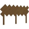 Čelo postele 141 x 3 x 80,5 cm masivní borovice [819223] (Barva medová hnědá)