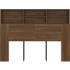 Čelo postele s úložným prostorem 140 x 19 x 103,5 cm [811865] (Barva dub sonoma)