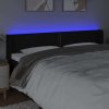 Čelo postele s LED 203 x 16 x 78/88 cm textil [3123124] (Barva Modrá)