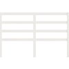 Čelo postele 166 x 4 x 100 cm masivní borovice [817651] (Barva Bílá)