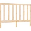 Čelo postele 146 x 4 x 100 cm masivní borovice [817691] (Barva Bílá)
