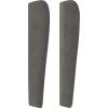 Čelo postele typu ušák 93x23x118/128 cm samet [3118230] (Barva Světle šedá)