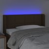 Čelo postele s LED 83 x 16 x 78/88 cm textil [3123217] (Barva Zelená)