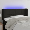 Čelo postele s LED 83 x 16 x 78/88 cm textil [3123217] (Barva Zelená)